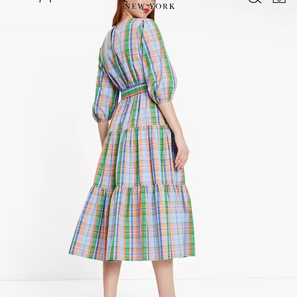 Kate spade plaid midi dress - Picture 5 of 8